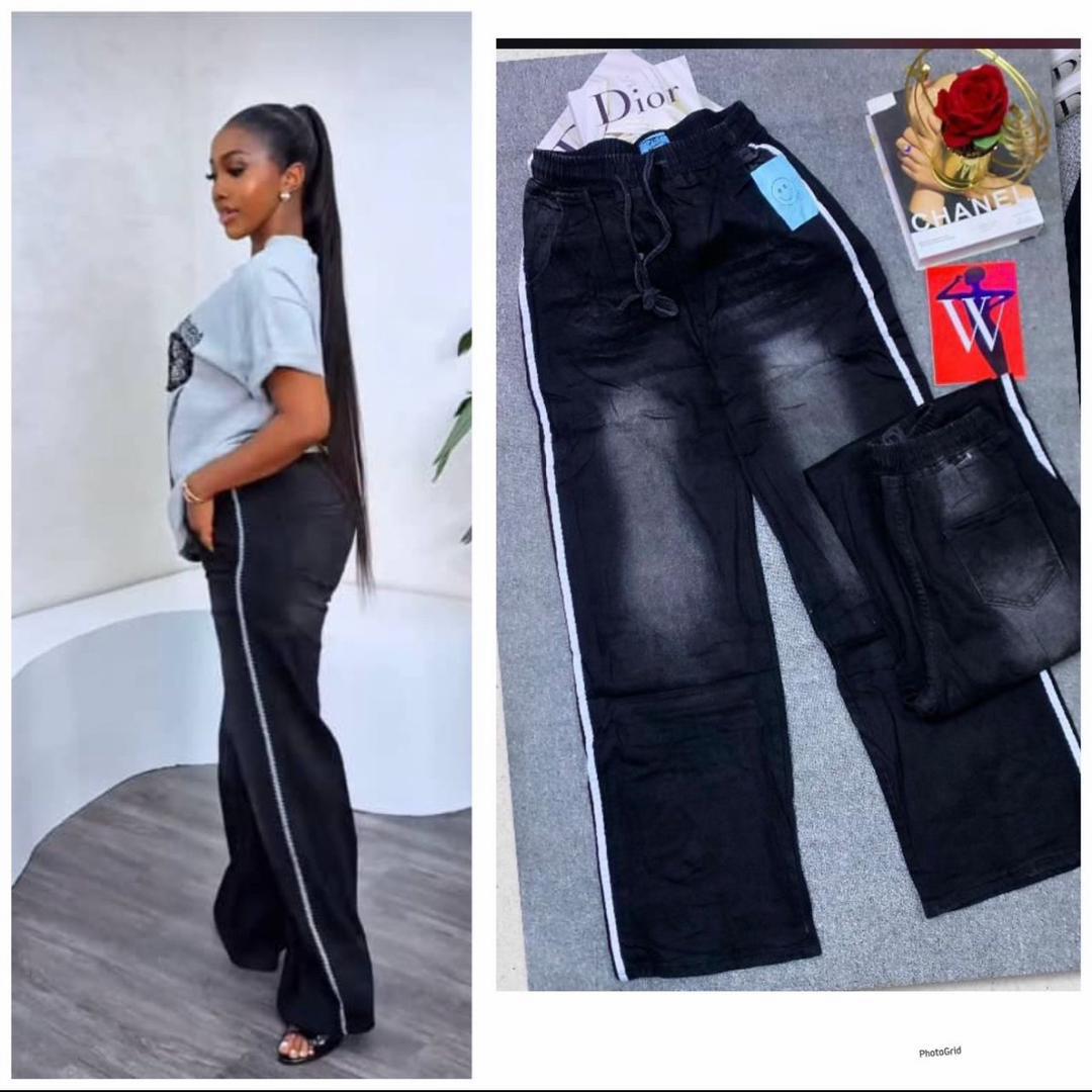 Stripe jeans